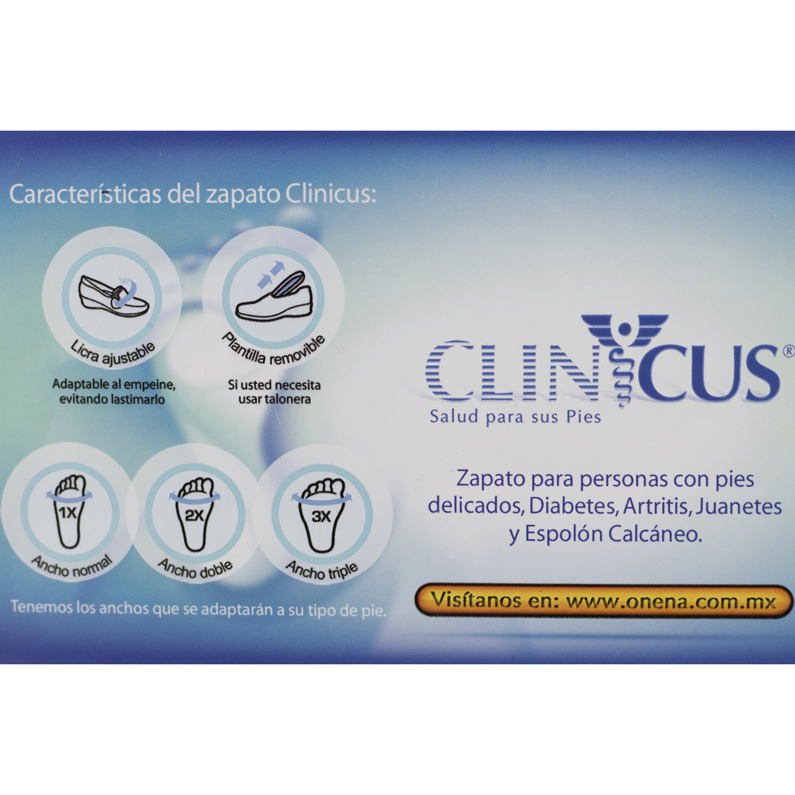 Zapato Para Mujer Pie Diabetico Clinicus 9081 Negro Confort