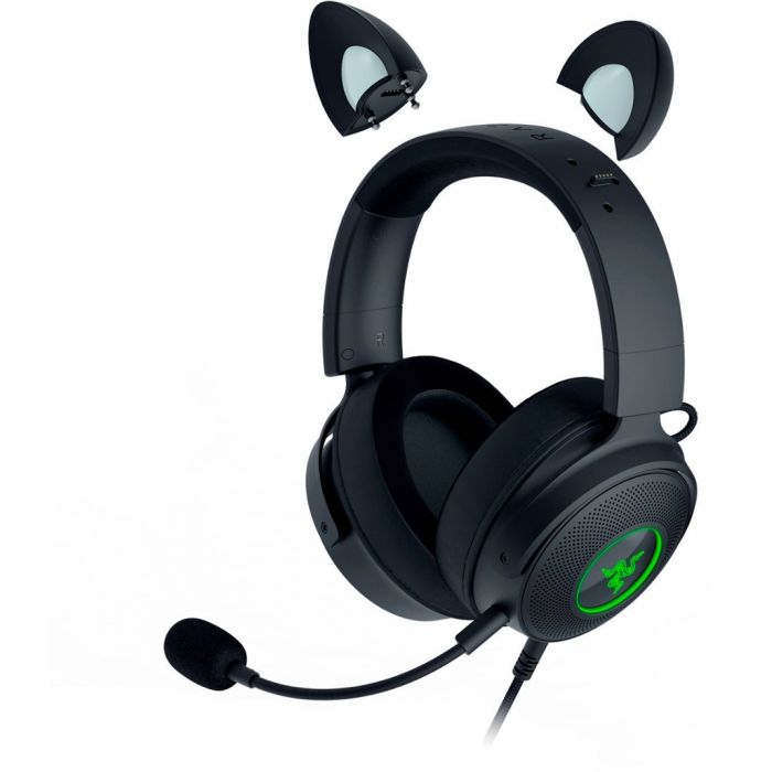 Audífonos Gamer Razer Kraken Kitty V2 Pro RGB Alámbrico Negro