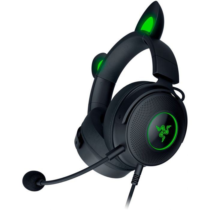 Audífonos Gamer Razer Kraken Kitty V2 Pro RGB Alámbrico Negro