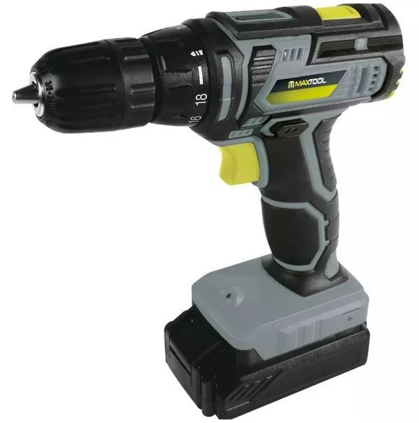 Taladro Y Desatornillador Maxtool 3/8 Pulgadas 20 V.
