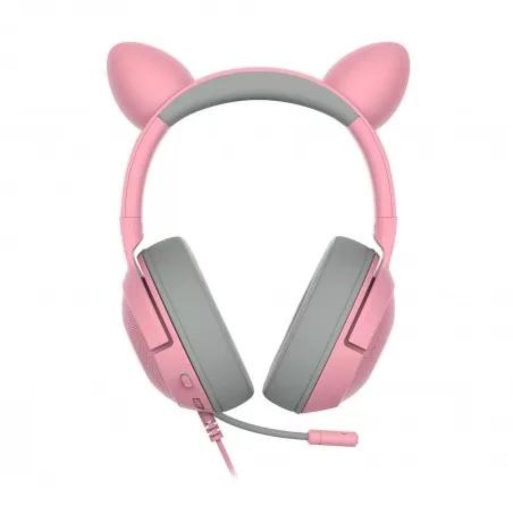 Audífonos Gamer Razer Kraken Kitty V2 Pro RGB Alámbrico Rosa