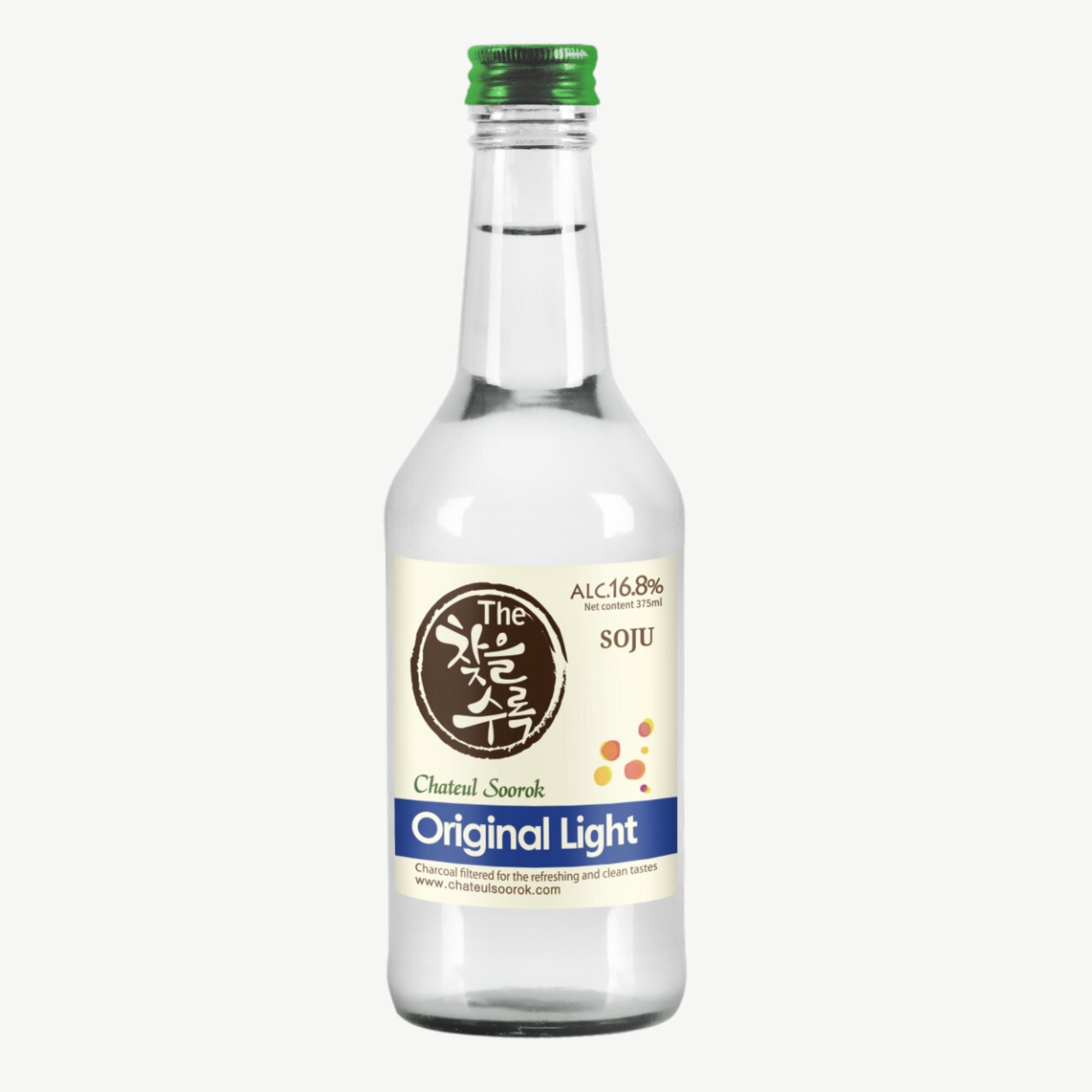 Bebida Coreana Licor Chateulsurok Sabor Original 4 pzs