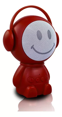 Mini Bocina Altavoz Recargable Carita Feliz Para Niños PBQ19