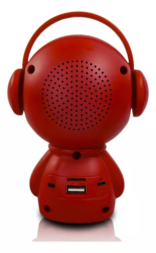 Mini Bocina Altavoz Recargable Carita Feliz Para Niños PBQ19