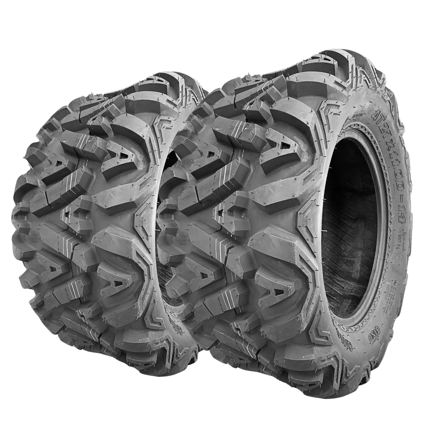 Paquete 2 Llantas 27X9-14 Qind Qd-161