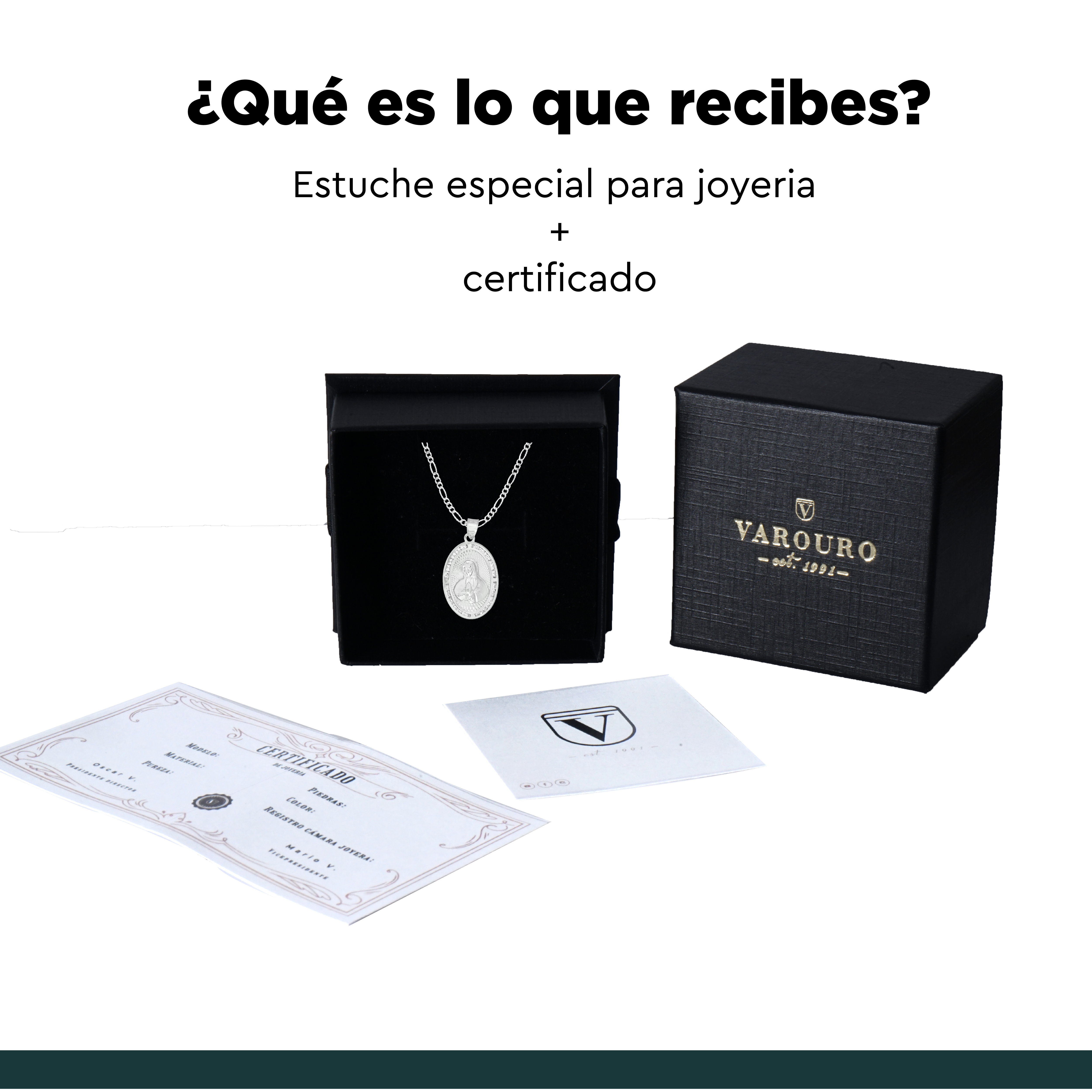 Dije Virgen Guadalupe Oval Con Cadena 50cm - 2.8mm Plata 925