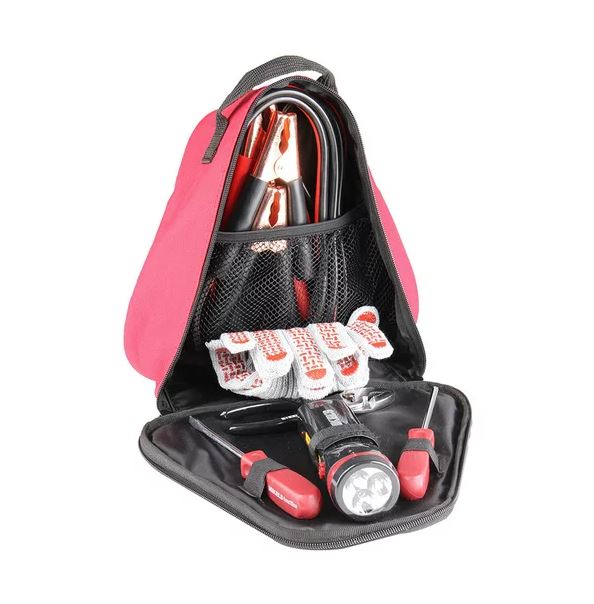 Kit de Auxilio Vial Mikel's Maleta Triangular con 7 Herramientas.