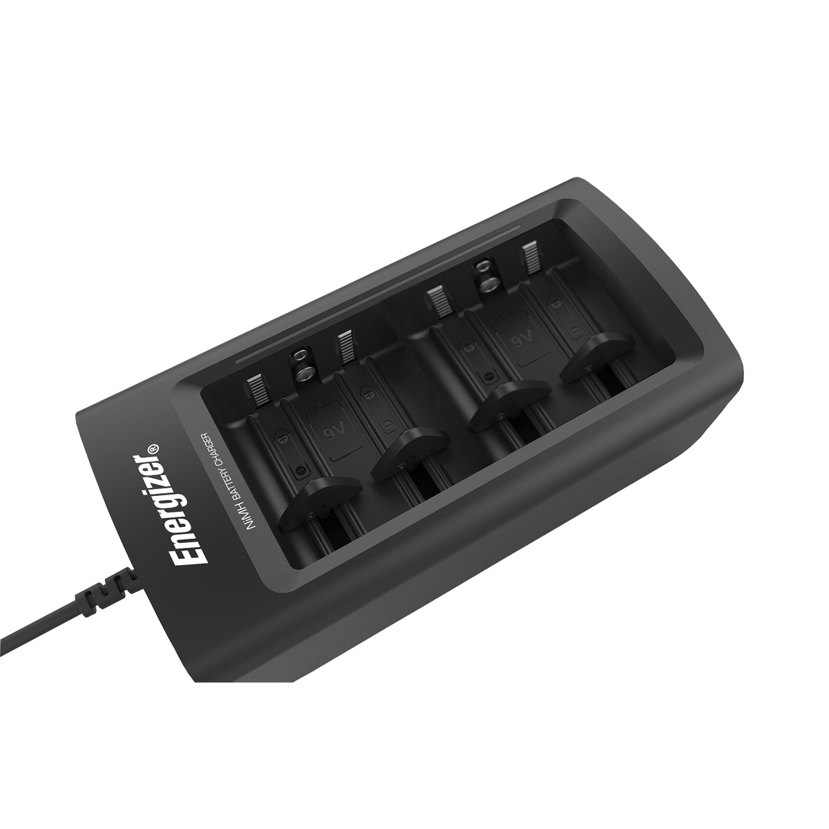 Cargador Universal Energizer + 2 Pilas Recargables 9V 175Mah.