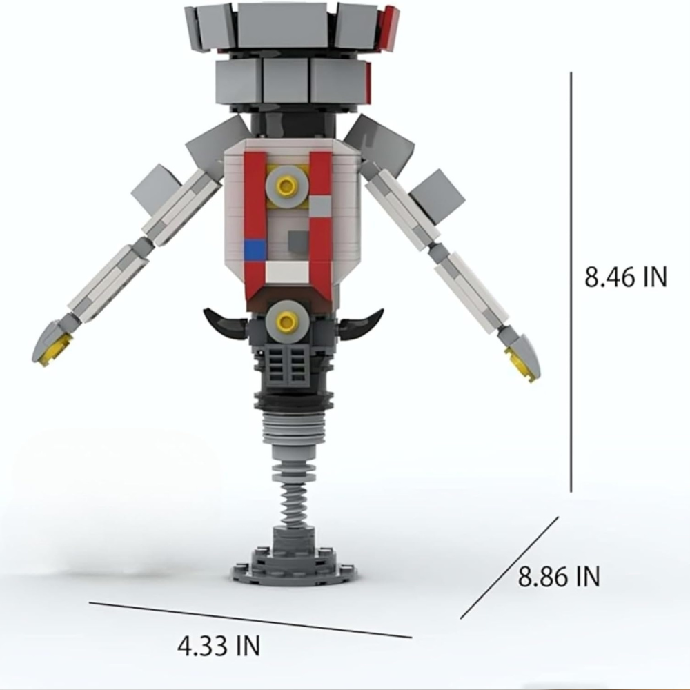 Bloques Armables Skidibi Toilet 17 cm, Blocks de Construcción, Figura Coleccionable Camera Man, TV Man, Speaker Man, Juguete para Niños, Rompecabezas de Decoración. .