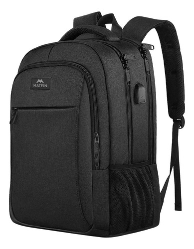 Mochila Para Laptop De 15.6 Pulgadas, Mochila De Viaje Para Laptop, Con Puerto Carga Usb, Ideal Para Negocios, Mejor Mochila Para Escolar, Antirrobo