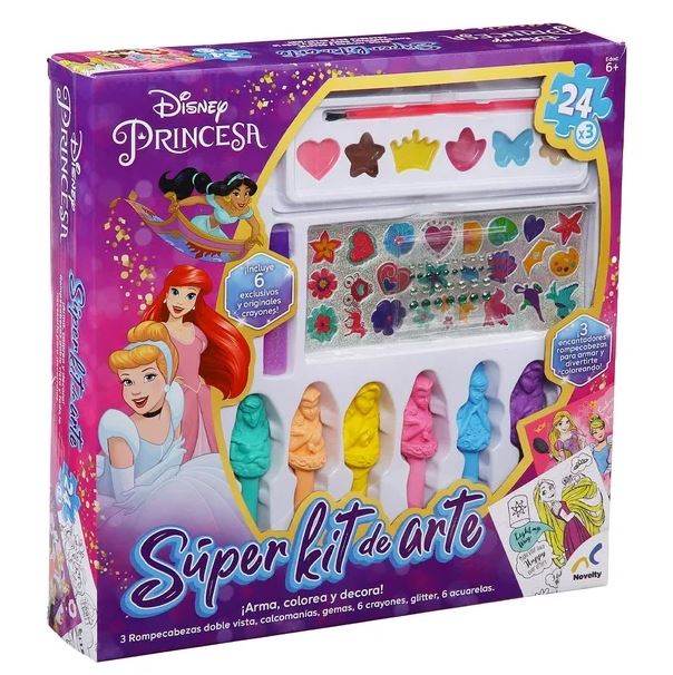 Super Kit  De Arte Princesas Novelty.