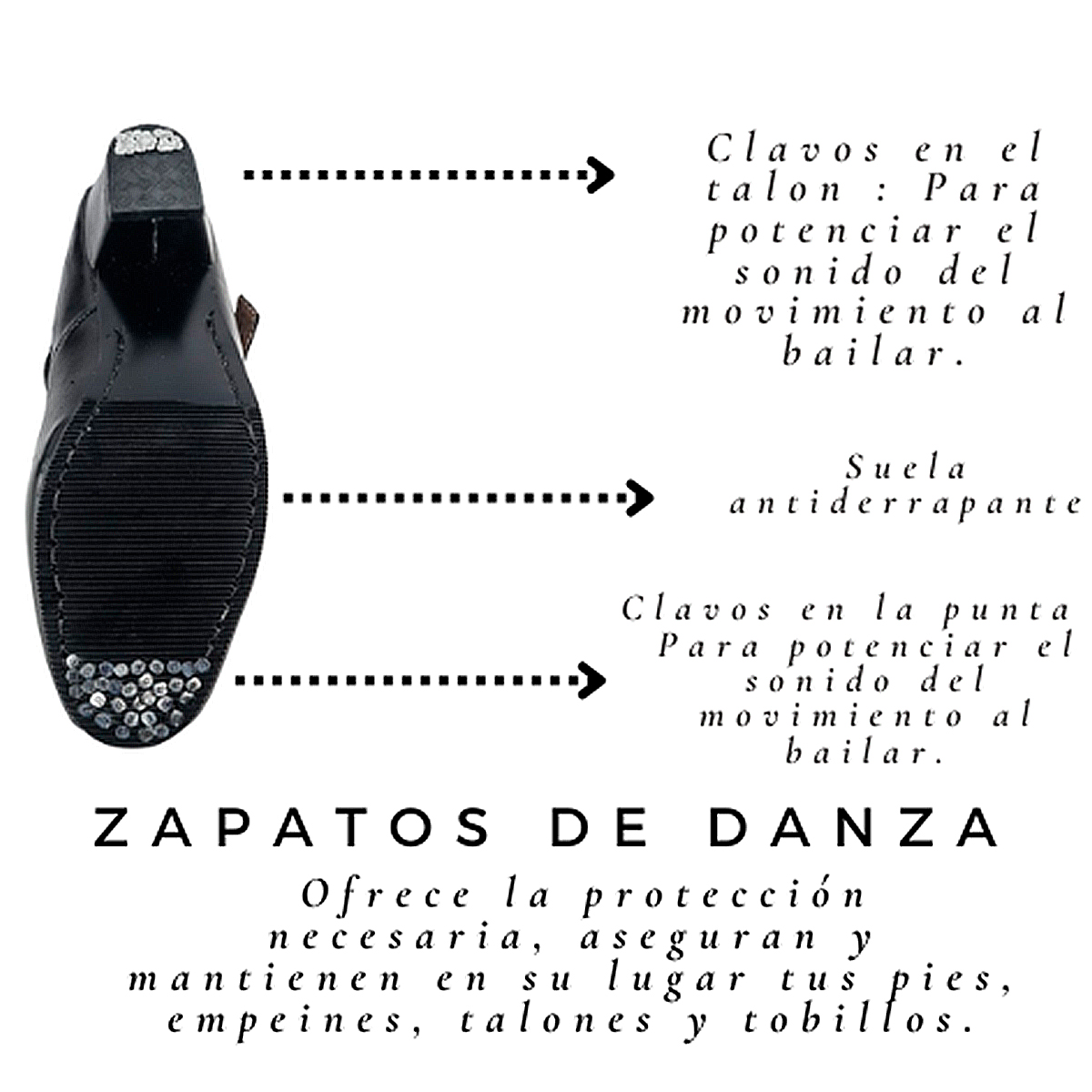 Zapatos Dama Danza Regional Folklor Baile 100% piel 145-n