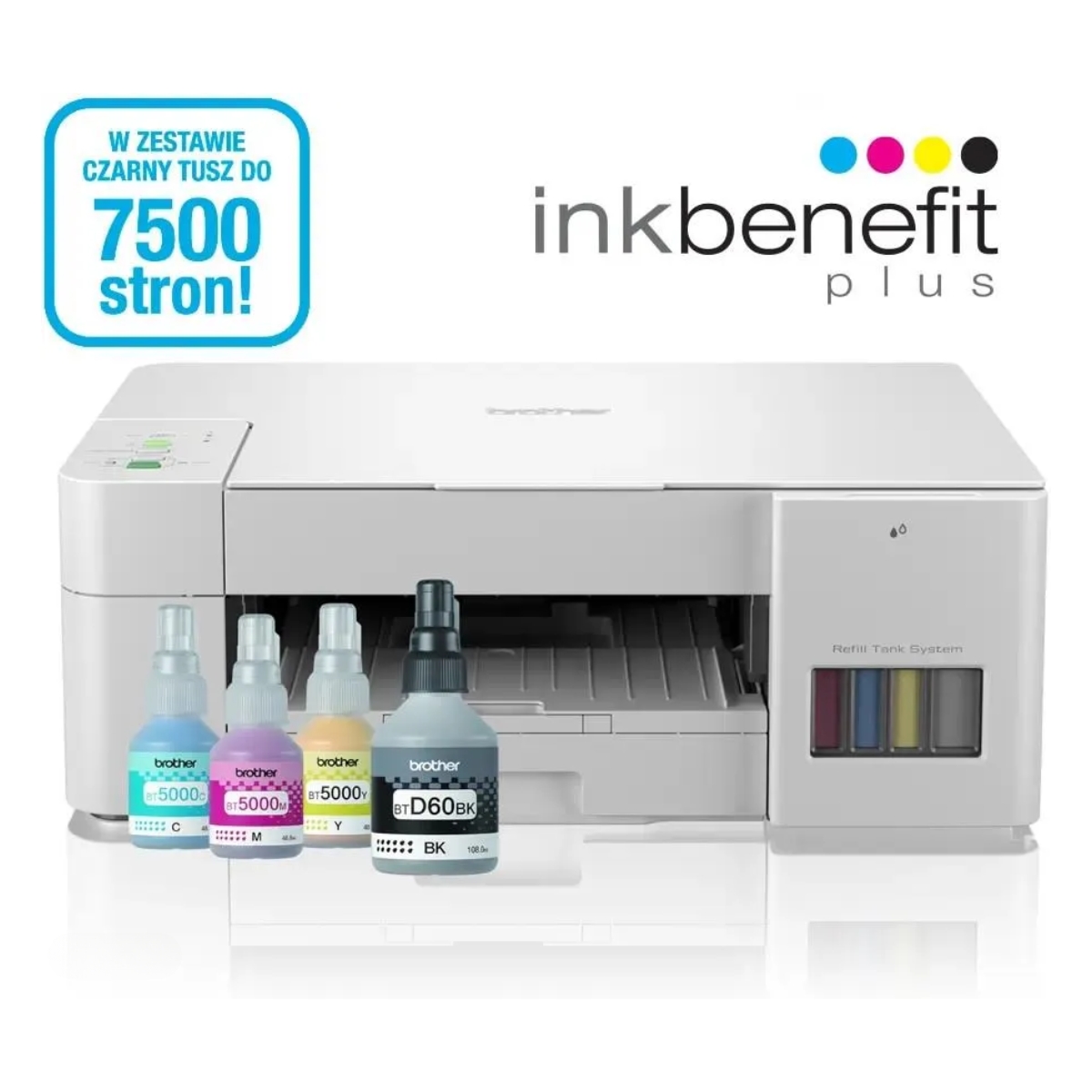 Impresora Multifuncional Brother InkBenefit DCP-T426W WiFi Inyectable.