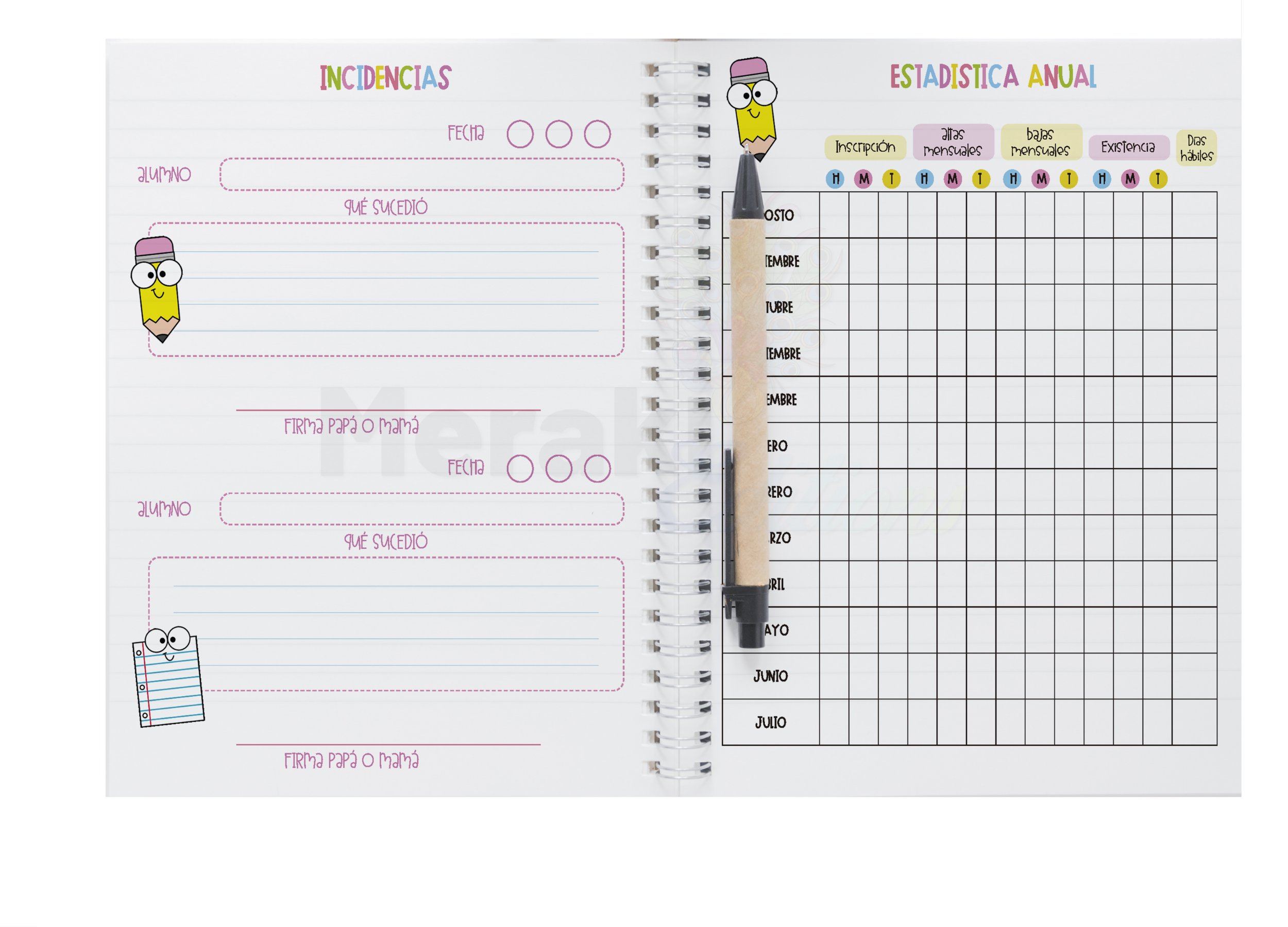 Agenda Docente Happy 24 - 25 Happy 03
