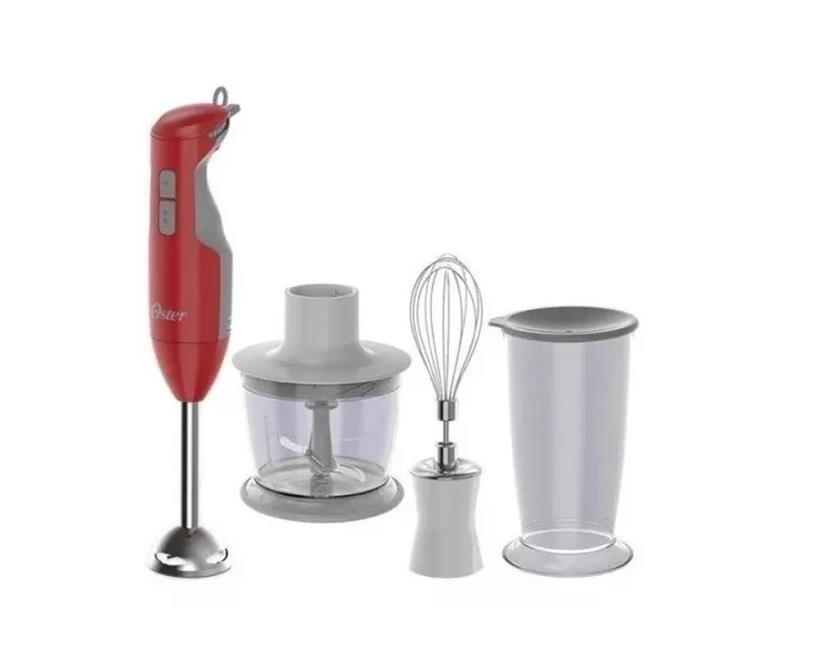 Batidora De Inmersión Oster Fpsthb2615r Roja