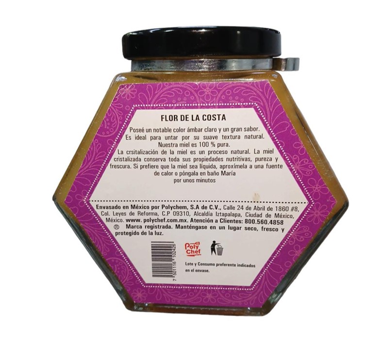  Miel Frida Kahlo Flor De La Costa 380g 
