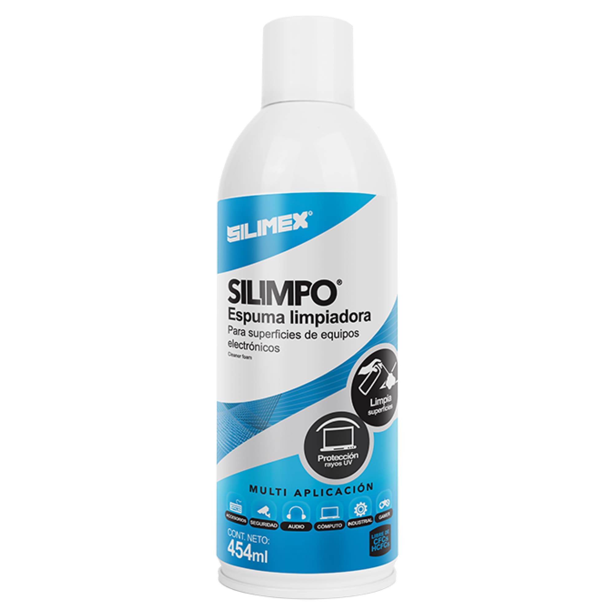 10 Pack - Espuma Limpiadora, Silimex Silimpo, 454 ML.