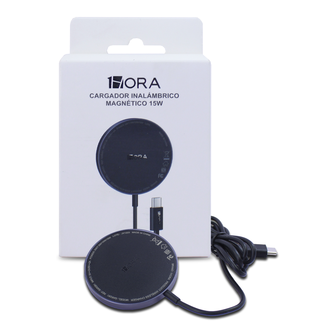 1 Hora Cargador Magnetico Inalambrico 10W GAR281 