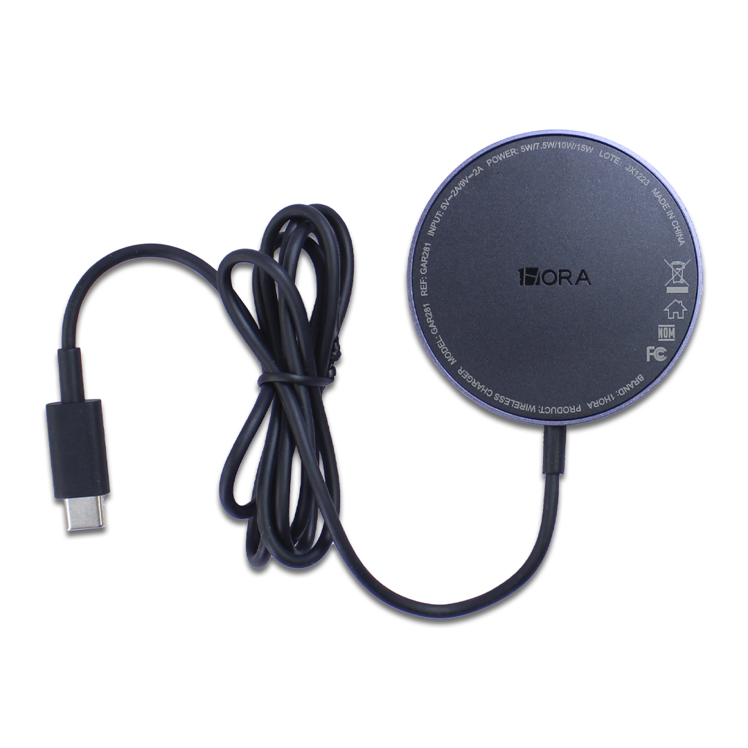 1 Hora Cargador Magnetico Inalambrico 10W GAR281 