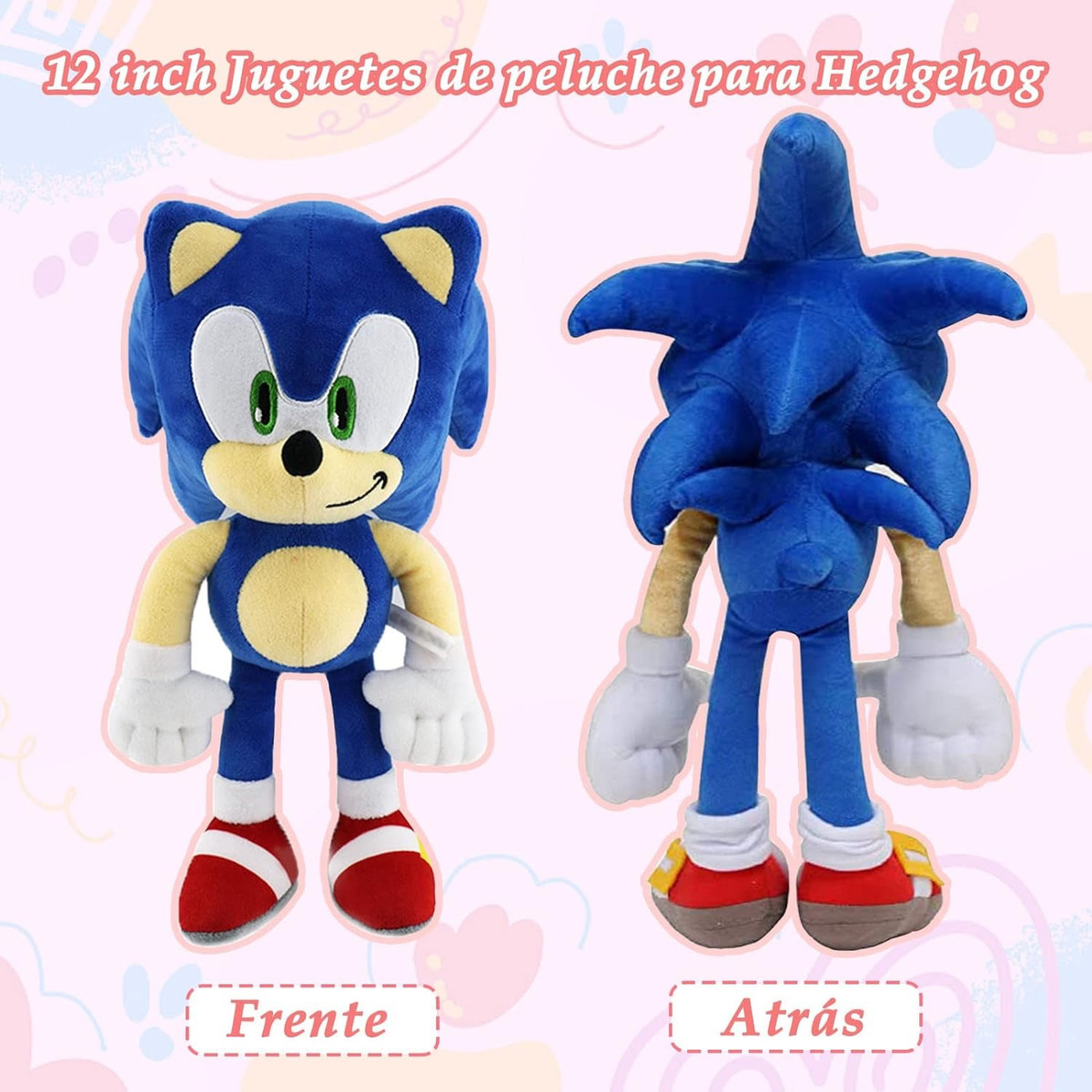 Peluche Suave 30 Cm Hedgehog, Sonic