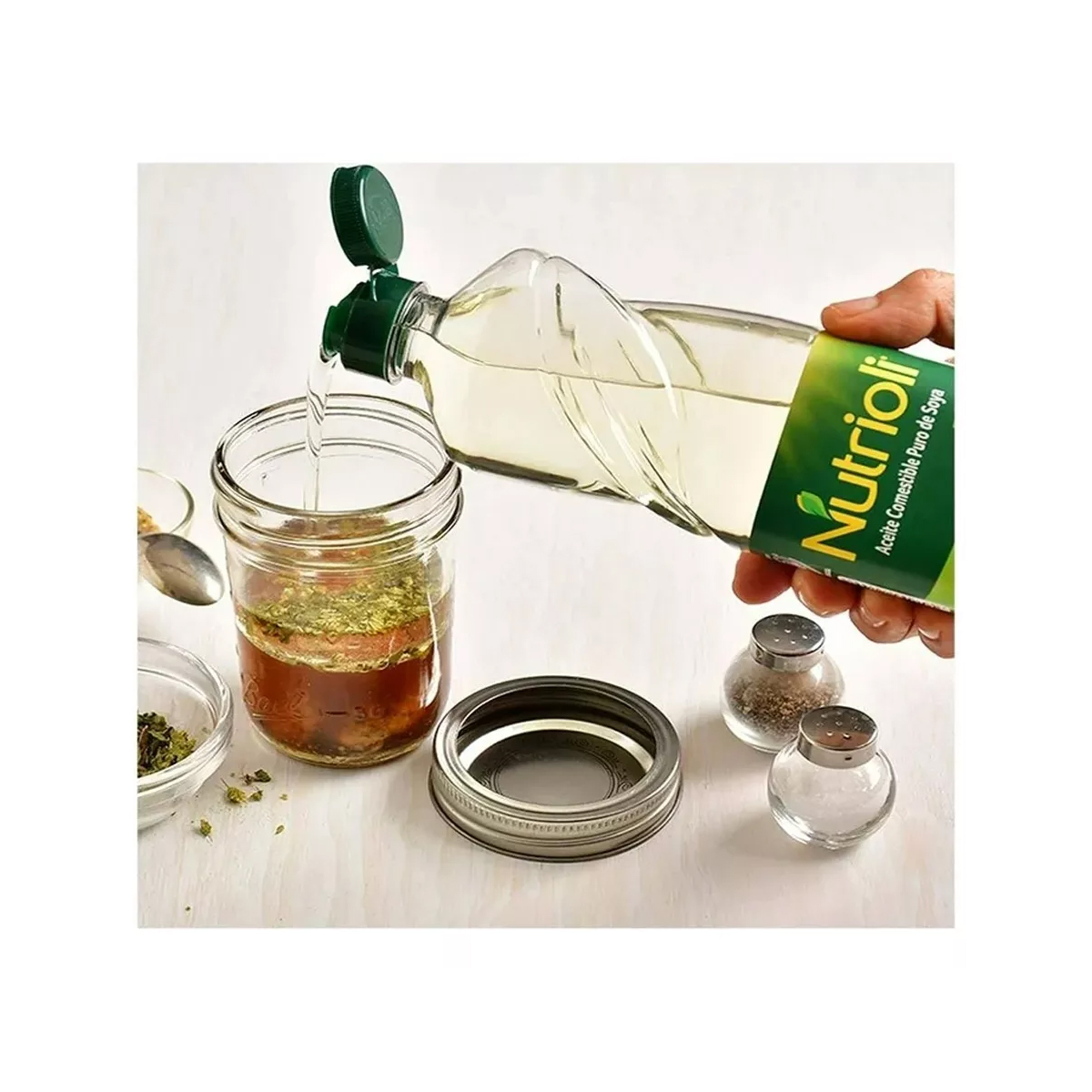 Aceite Puro de Soya Nutrioli 946 ml Caja con 10 Piezas