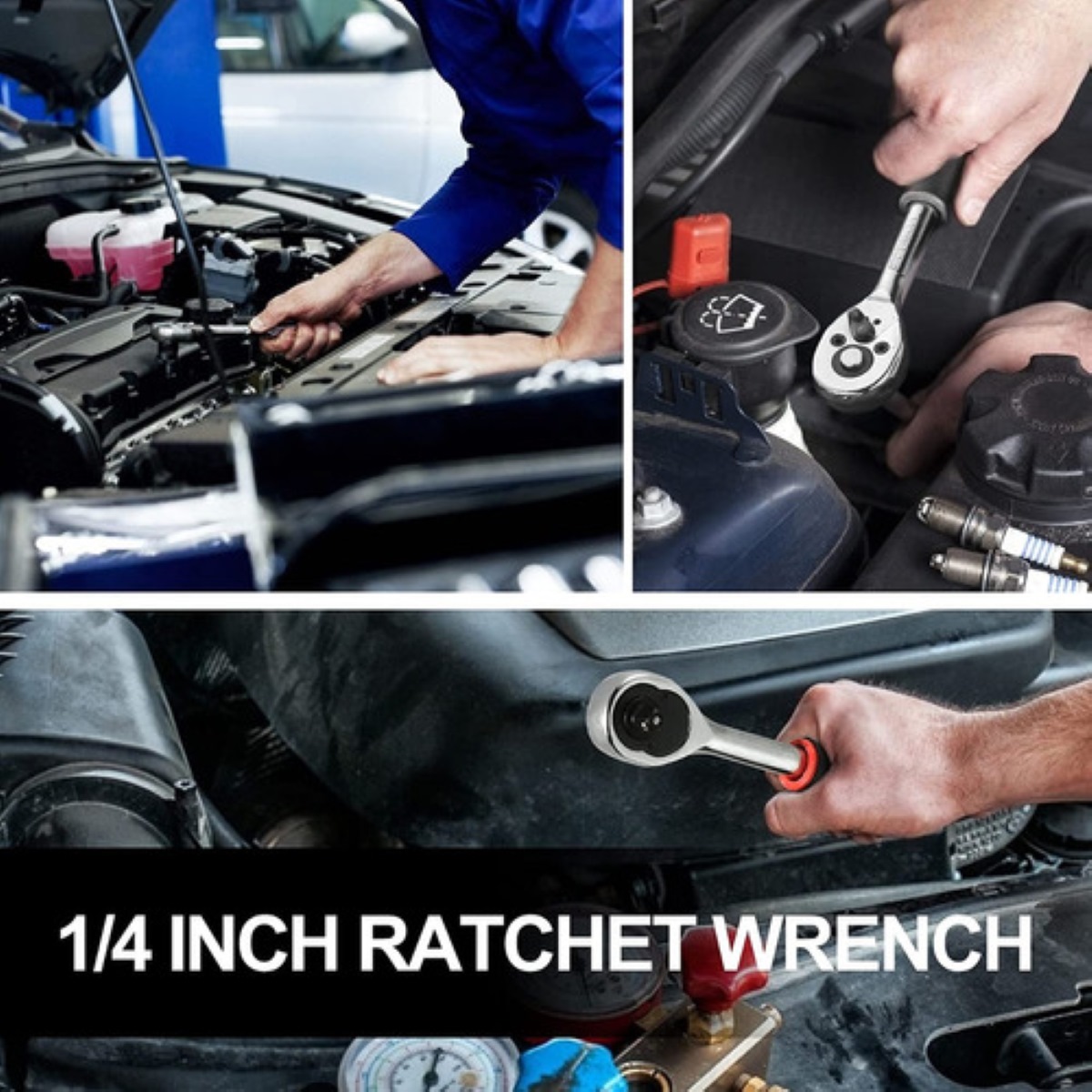 Kit De Herramientas Manuales Mecánicas Autocle Dados 46pcs