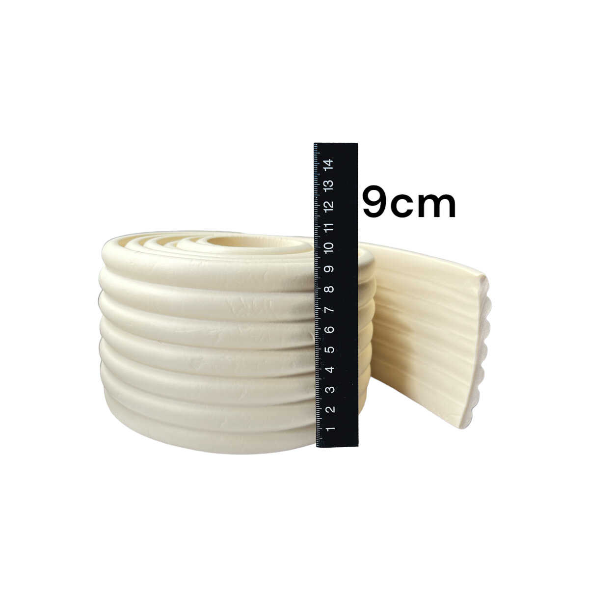 Protector Esquineros De Foamy Para Mesas Y Muebles Rollo y Esquineros (Beige).