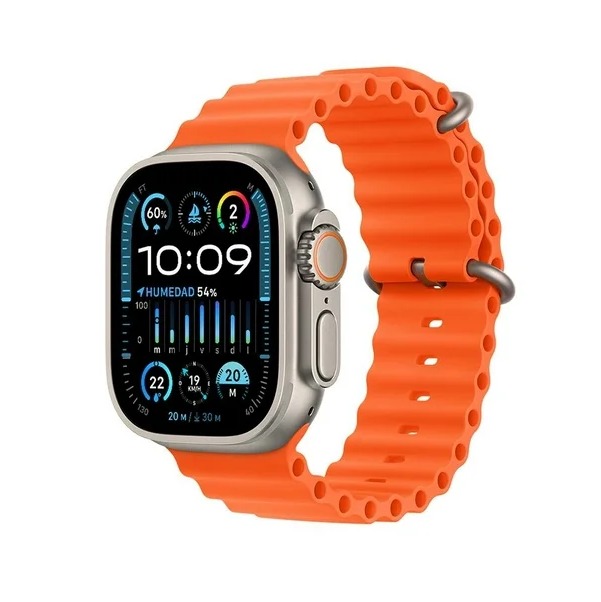 SmartWatch Ultra Oem 44mm Ocean Band Naranja 
