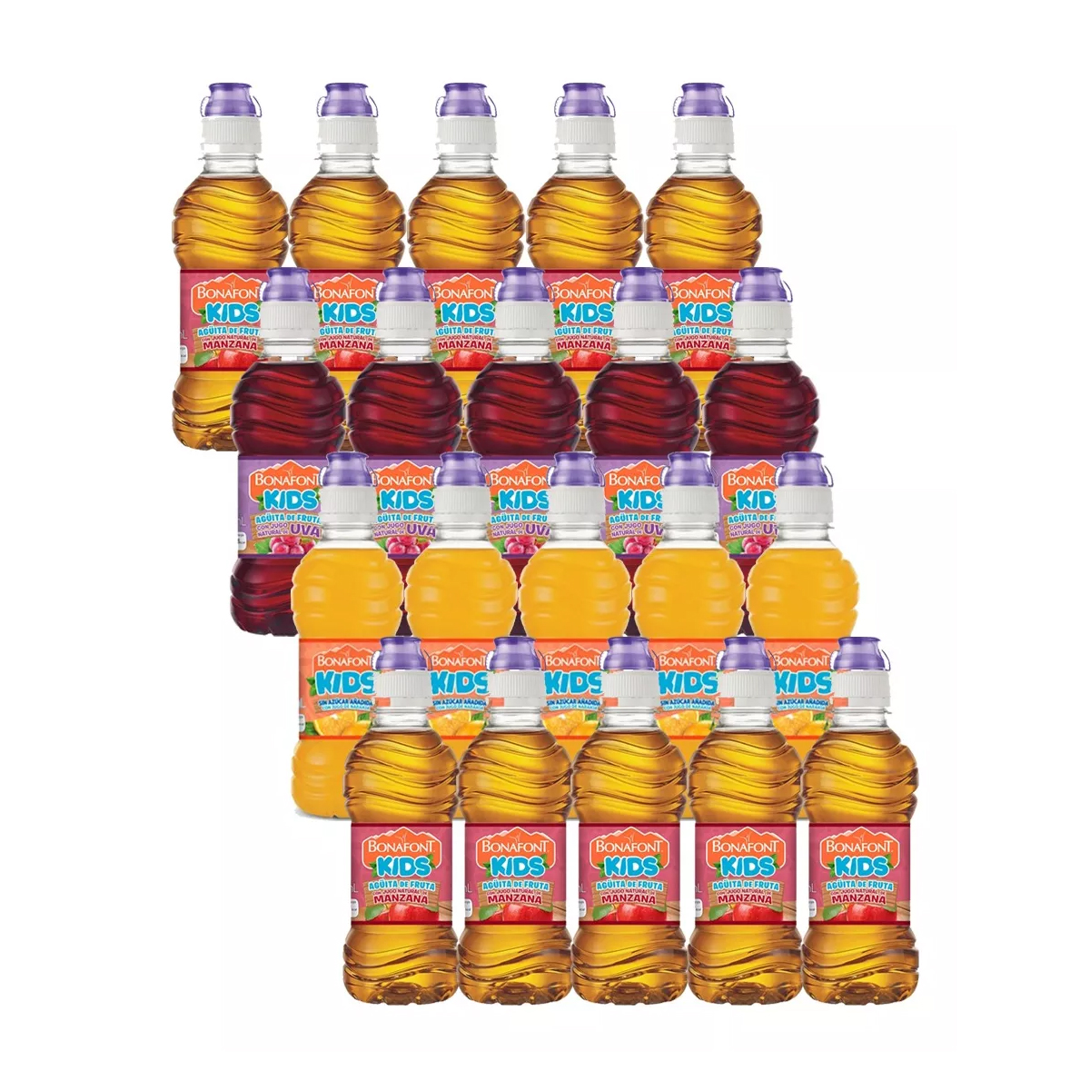 Agua Bonafont Kids Surtidos 20 Piezas de 300 ml c/u