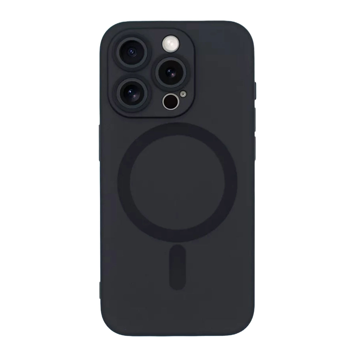 Funda Para iPhone 15 Pro Compatible Con Magsafe TPU Suave A Prueba De Golpes Protector Cámara Negro