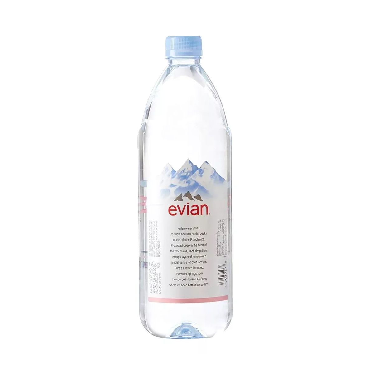 Agua Natural Evian 12 Piezas de 1 Litro c/u
