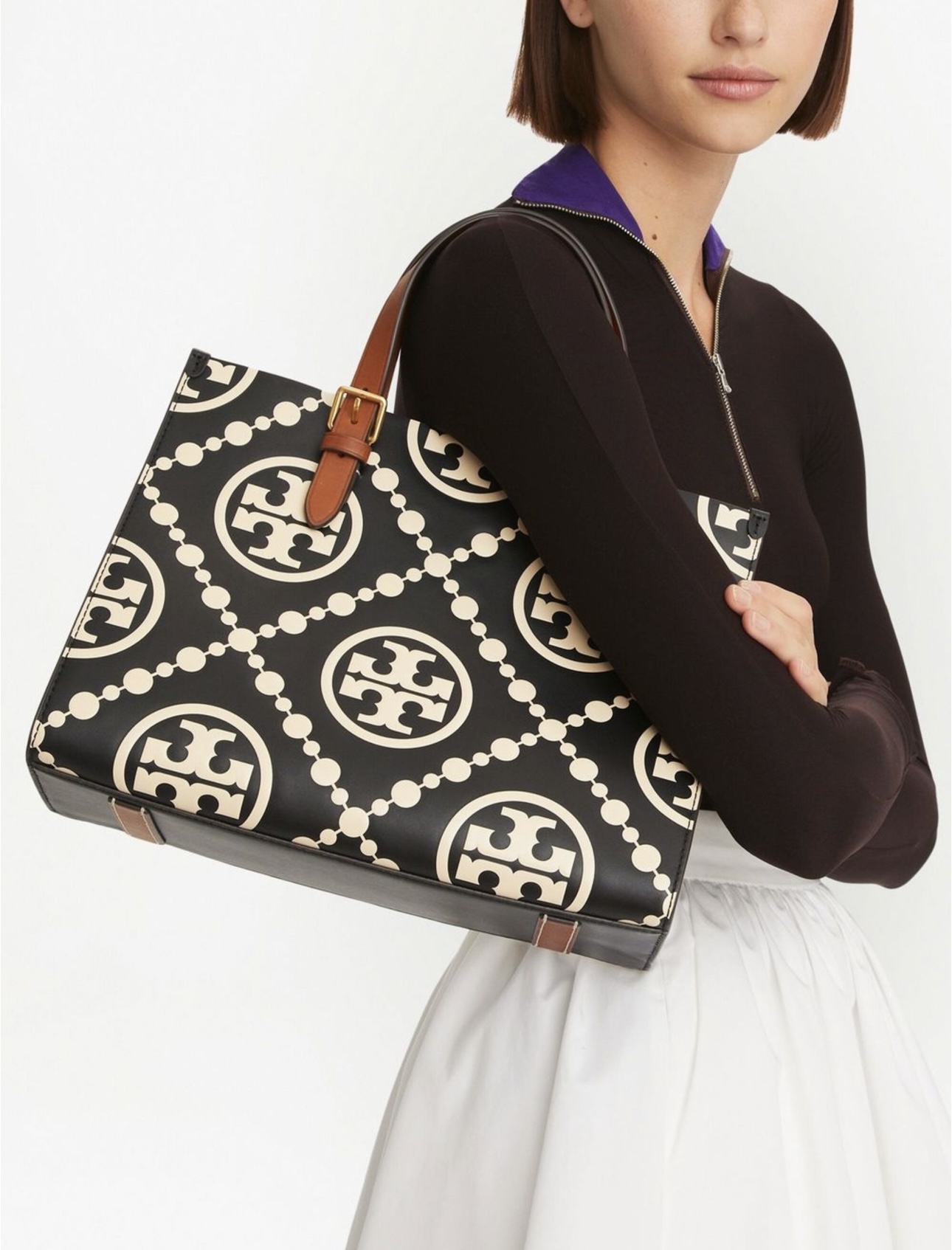 Bolsa tote Tory Burch para mujer Bicolor