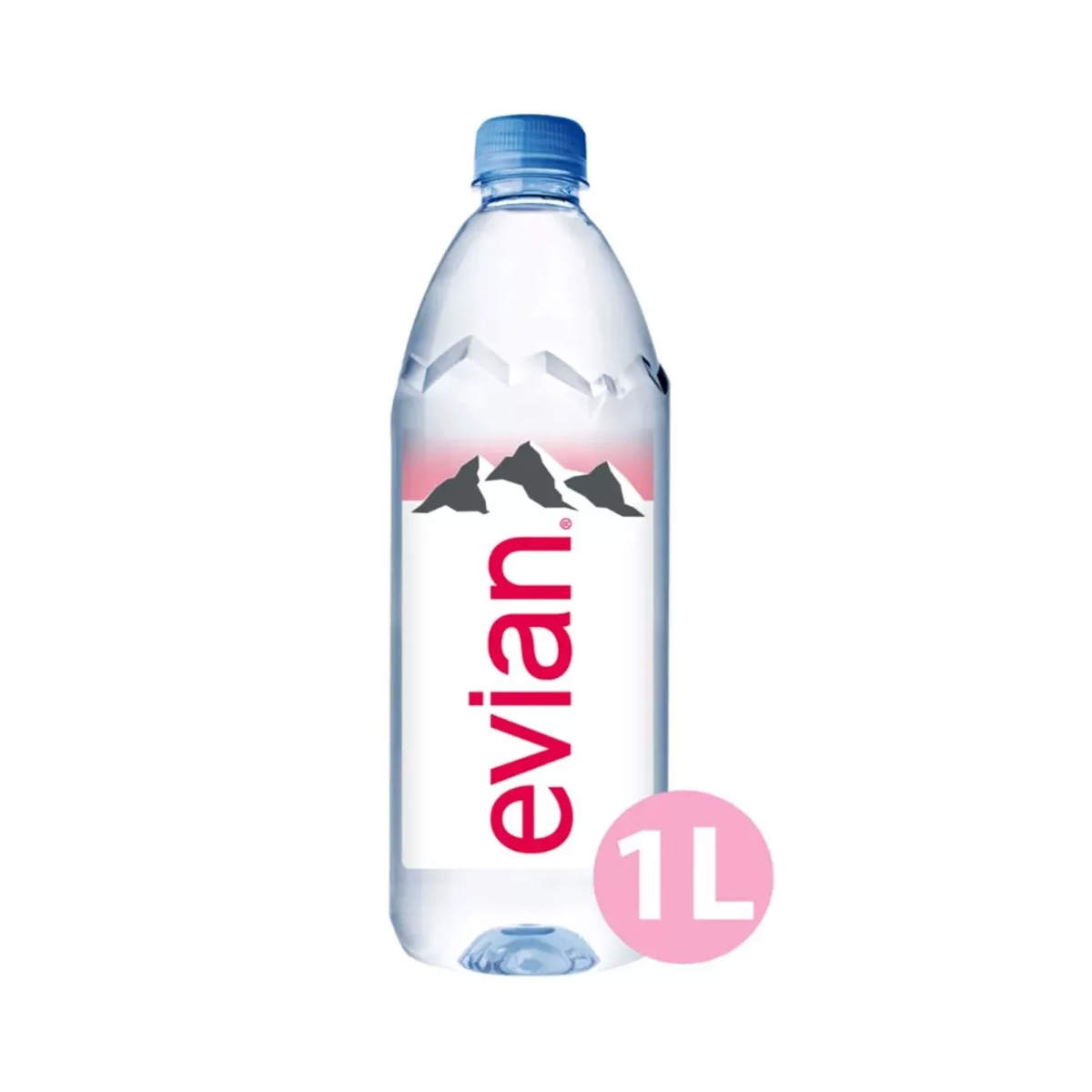 Agua Natural Evian 12 Piezas de 1 Litro c/u