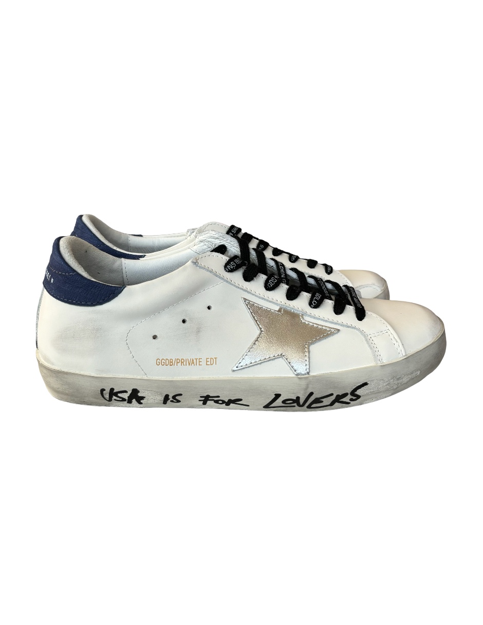 Tenis Golden Goose Super Star Usa para mujer talla 24