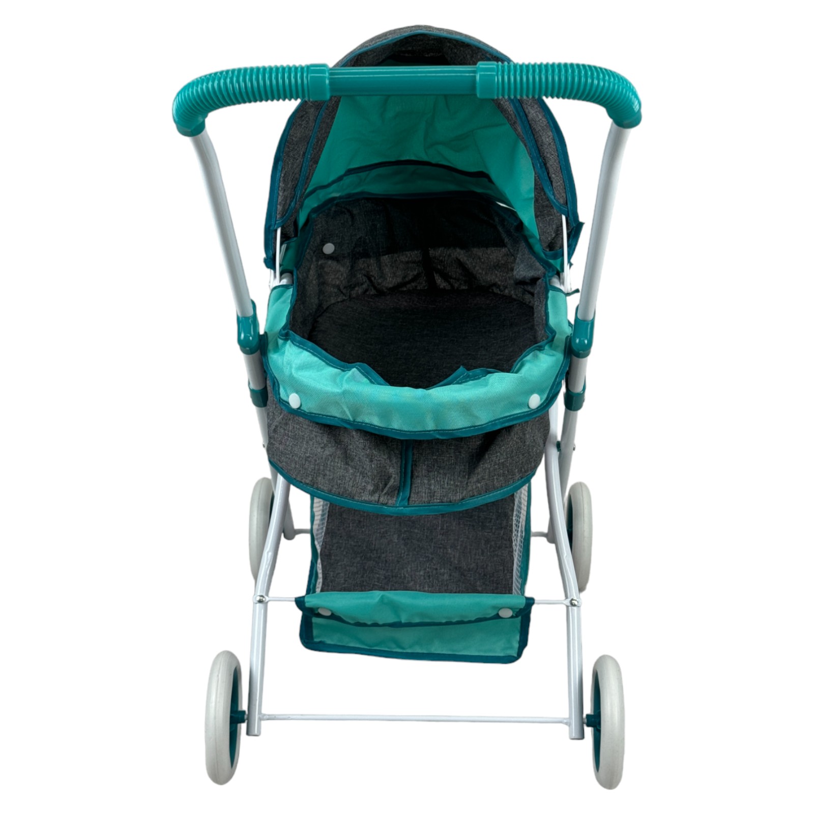 Carriola para Muñecas de Juguete Niñas,Pañalera,Toldo,Plegable - Azul.