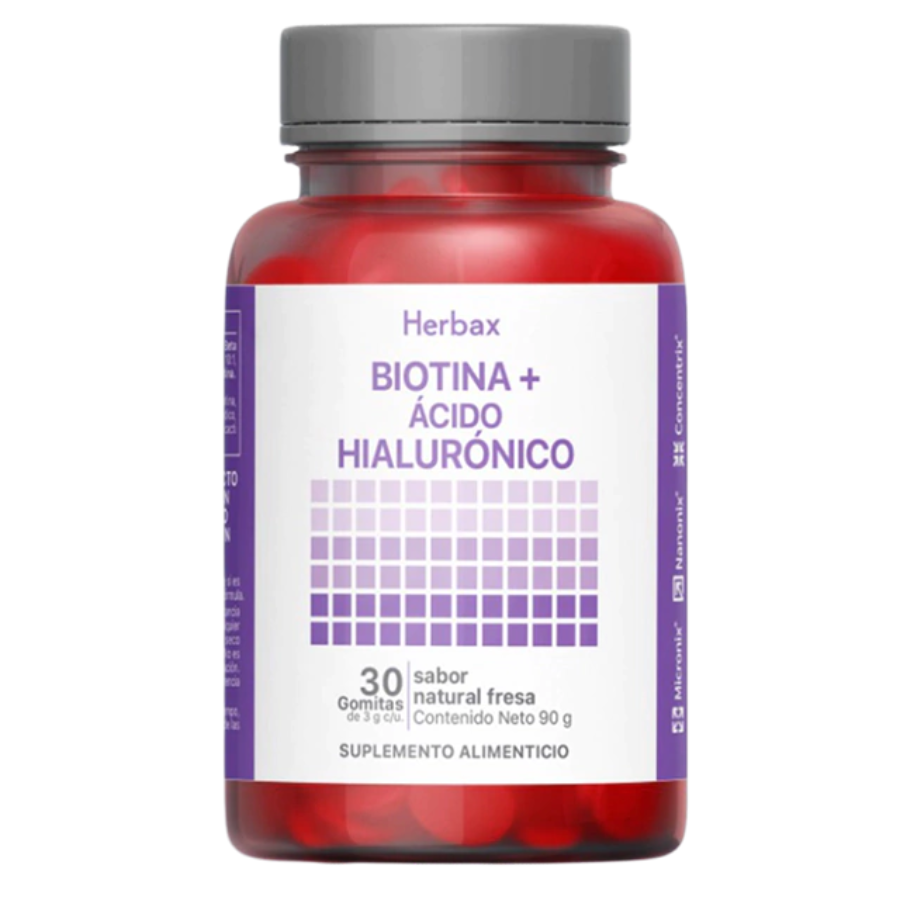 Gomitas de Biotina + Ácido Hialurónico + CoQ10
