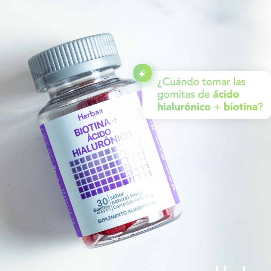 Gomitas de Biotina + Ácido Hialurónico + CoQ10