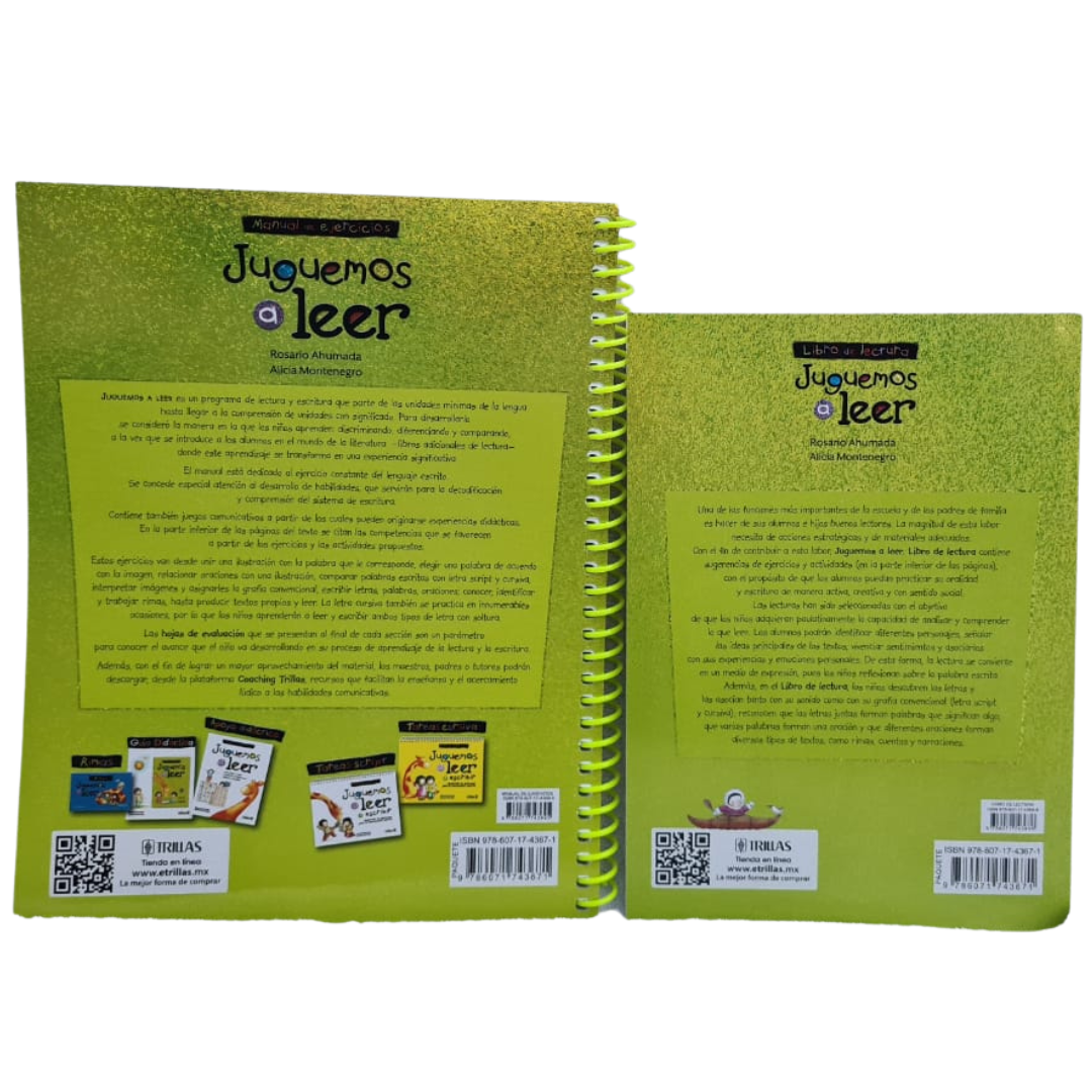 Juguemos A Leer /Original/ Libro manual De Ejercicios + Lectura 