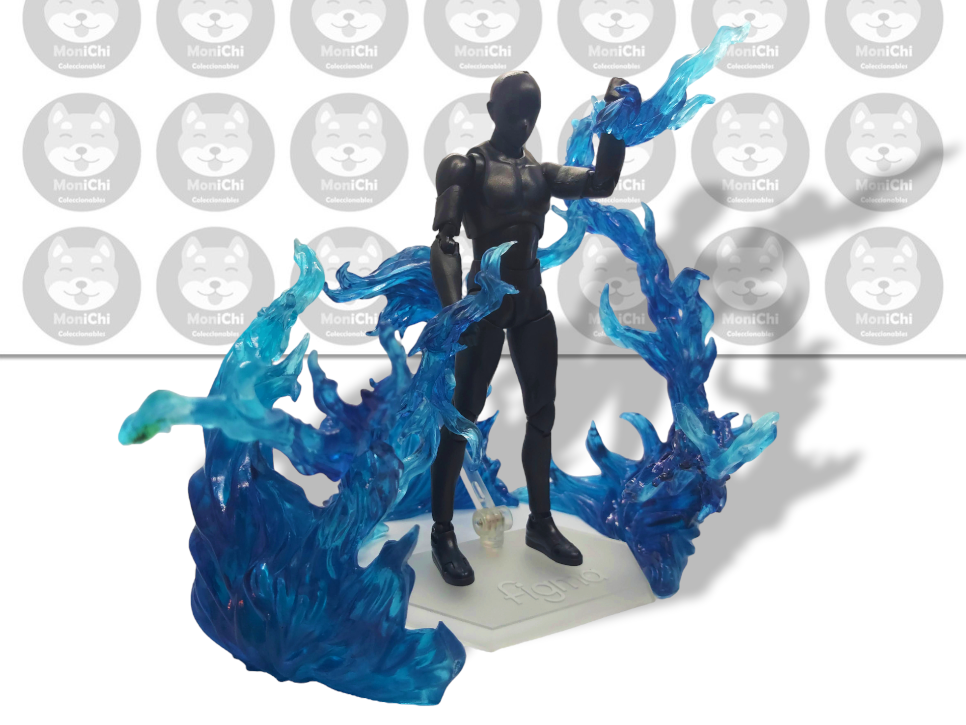 Tamashii Effect Efecto Poder Aura Fuego Azul Claro Figuarts 