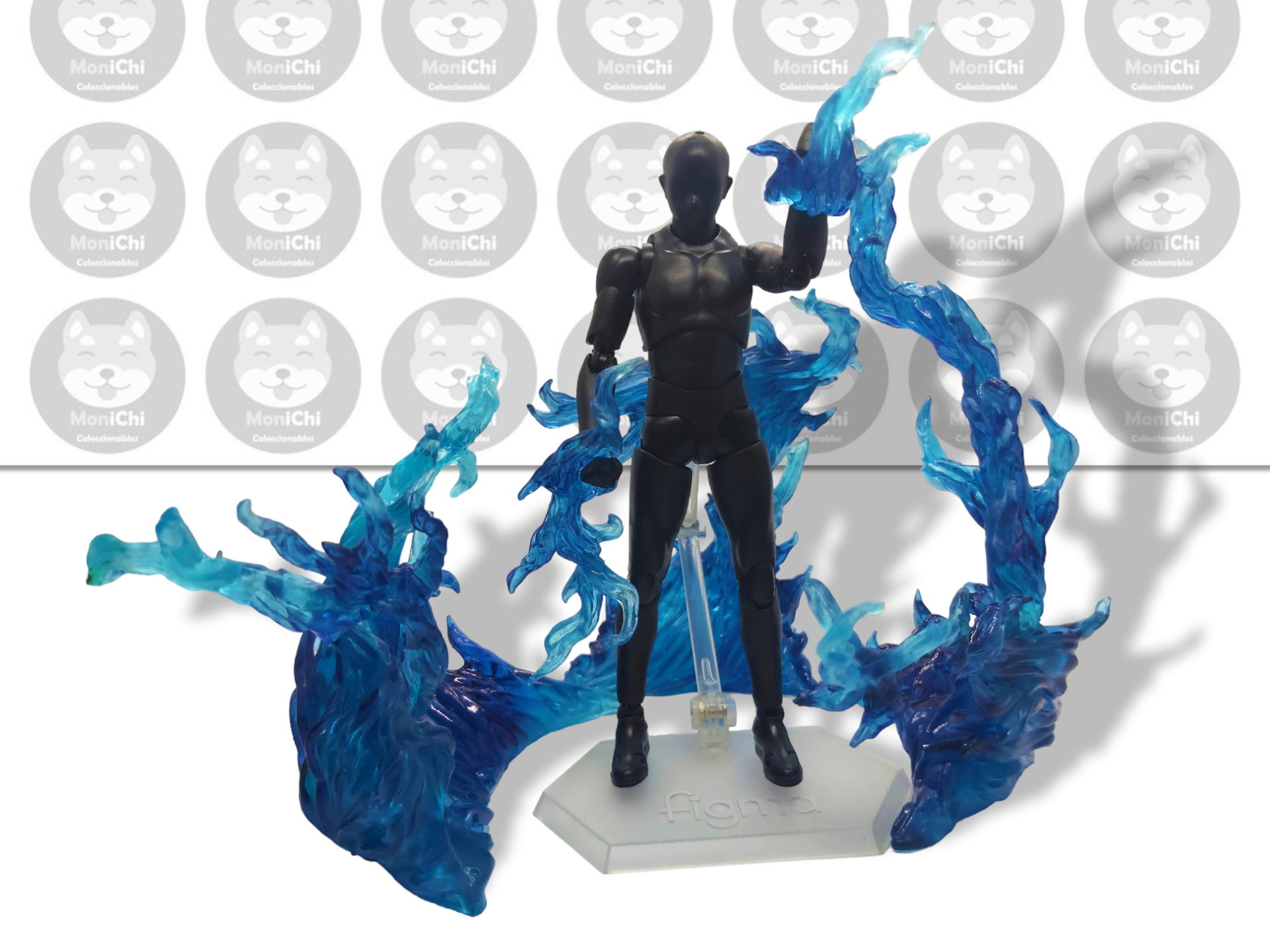 Tamashii Effect Efecto Poder Aura Fuego Azul Claro Figuarts 