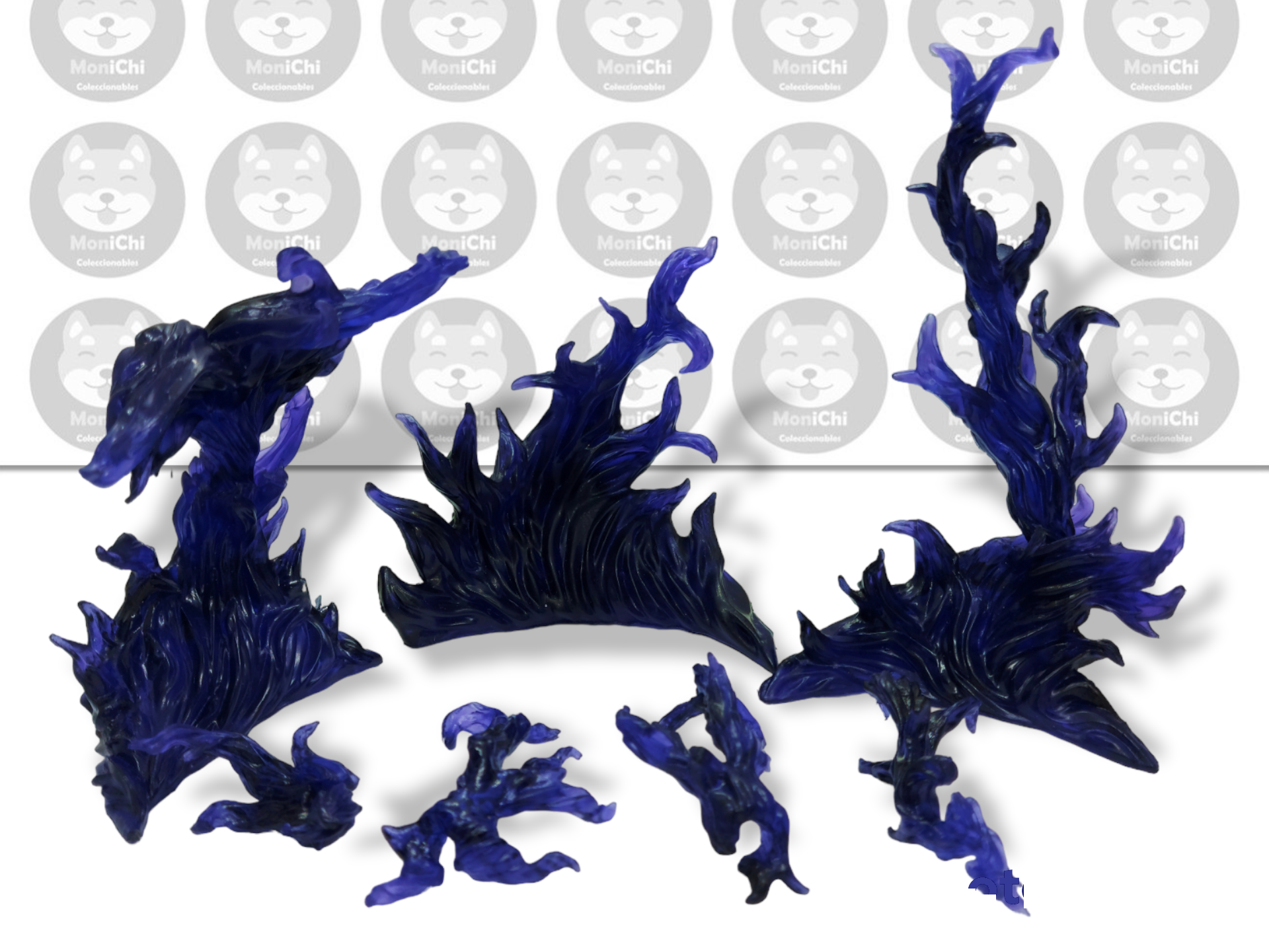 Tamashii Effect Efecto Poder Aura Fuego Azul Figuarts Figura