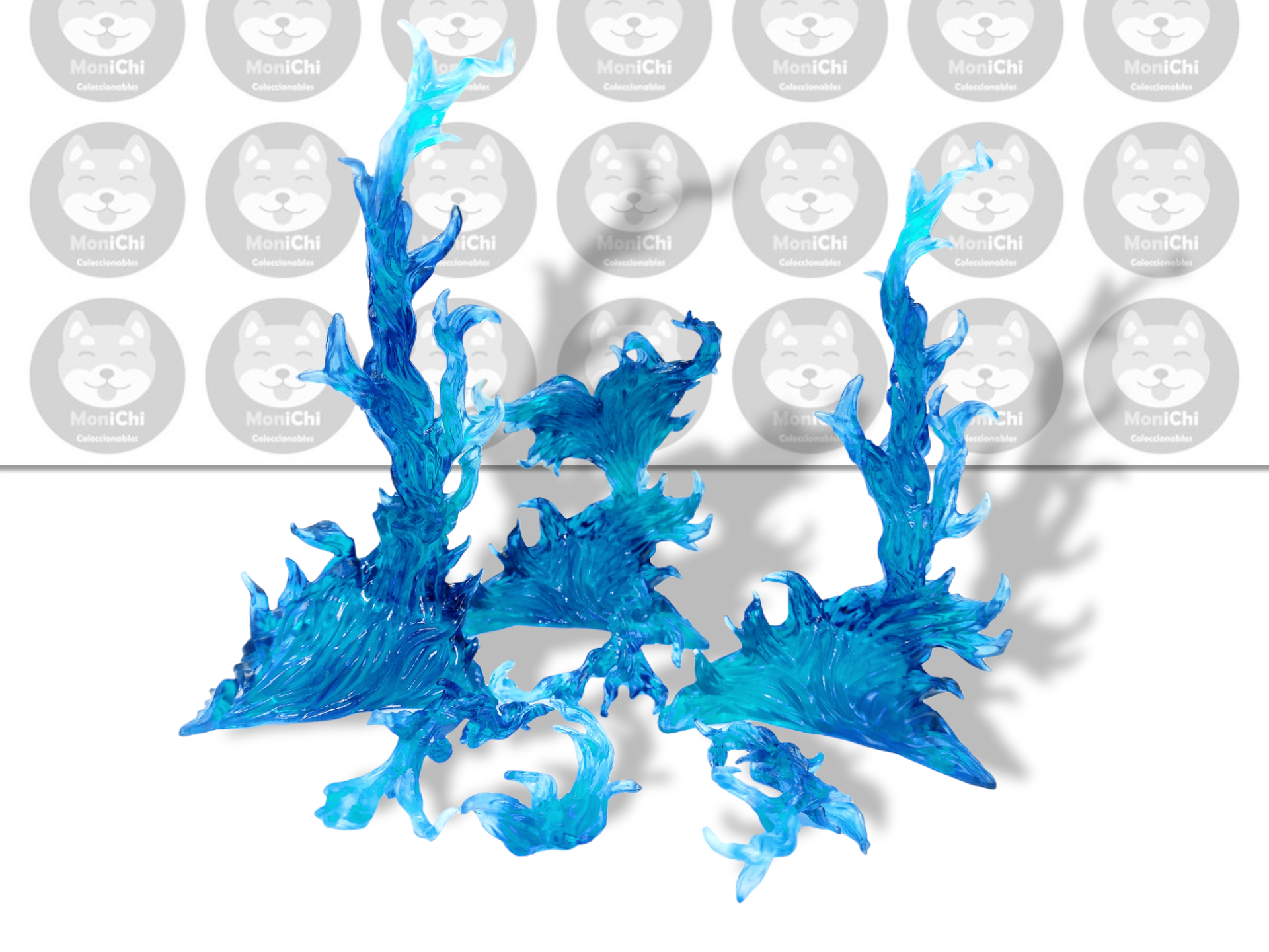 Tamashii Effect Efecto Poder Aura Fuego Azul Claro Figuarts 