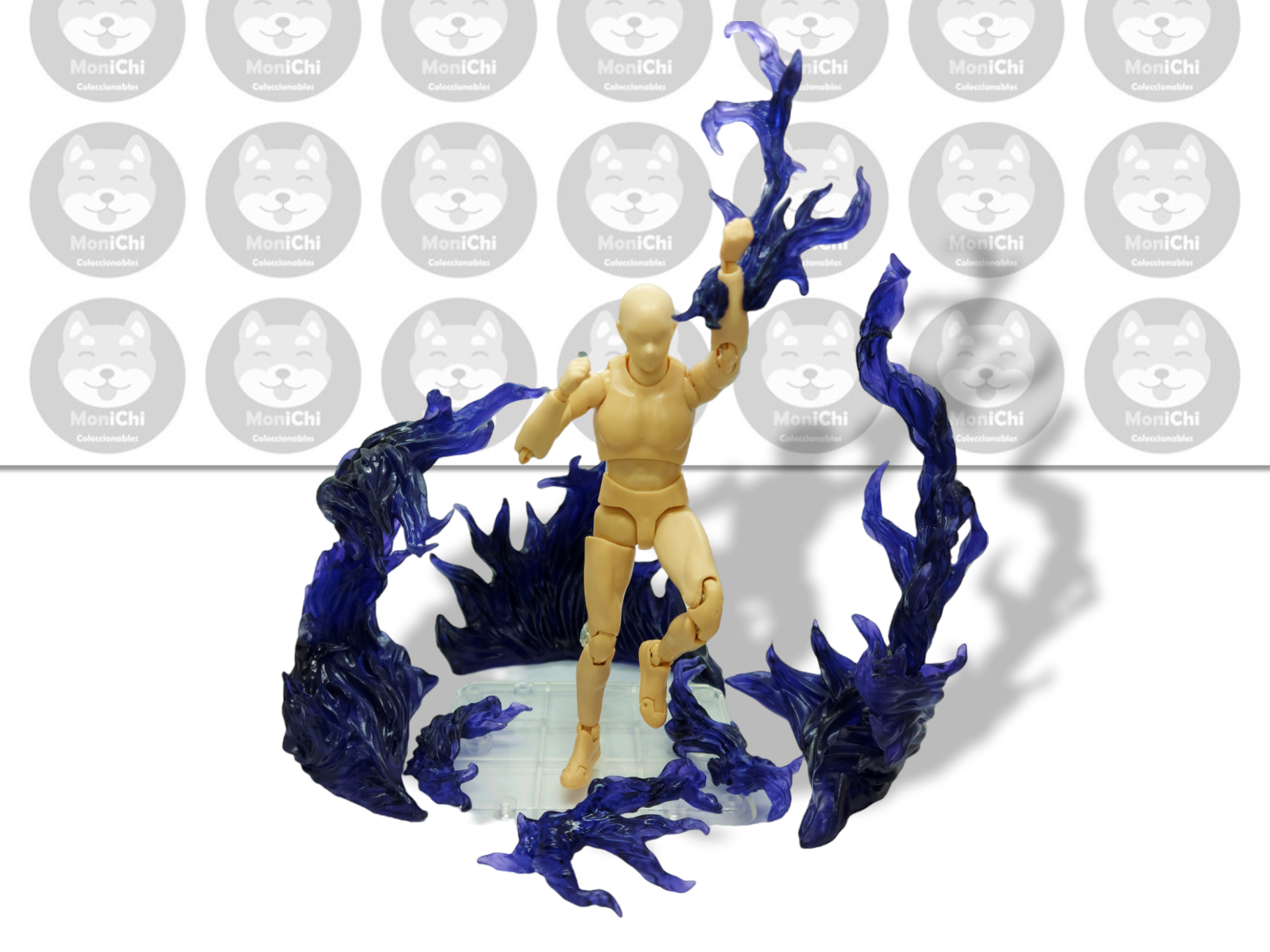 Tamashii Effect Efecto Poder Aura Fuego Azul Figuarts Figura