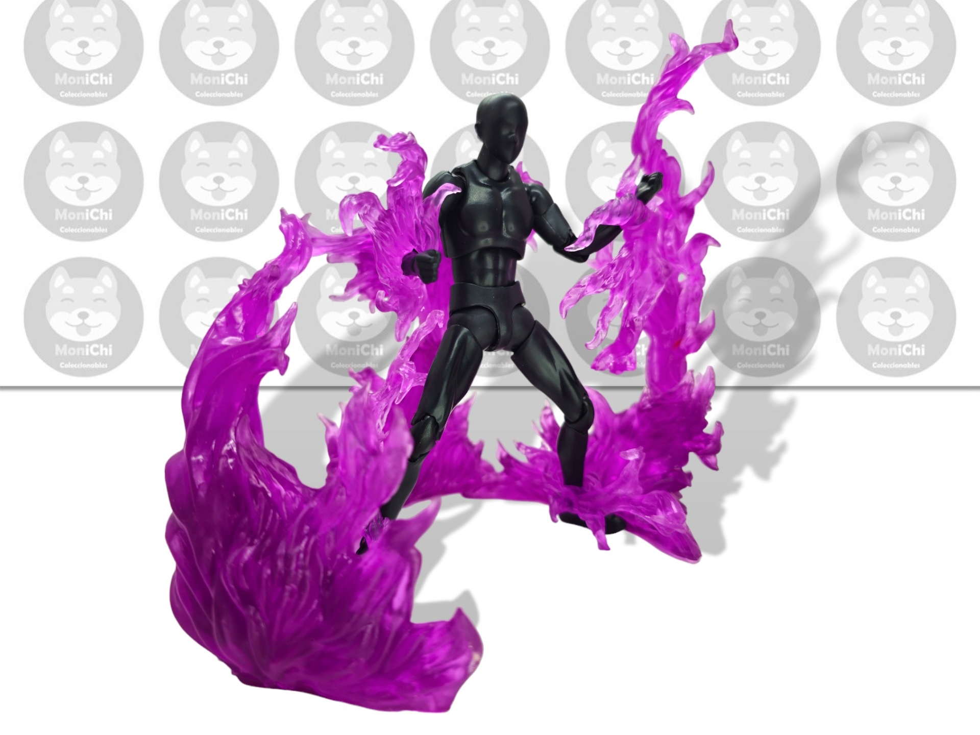 Tamashii Effect Efecto Poder Aura Fuego Morado Figuarts Figura