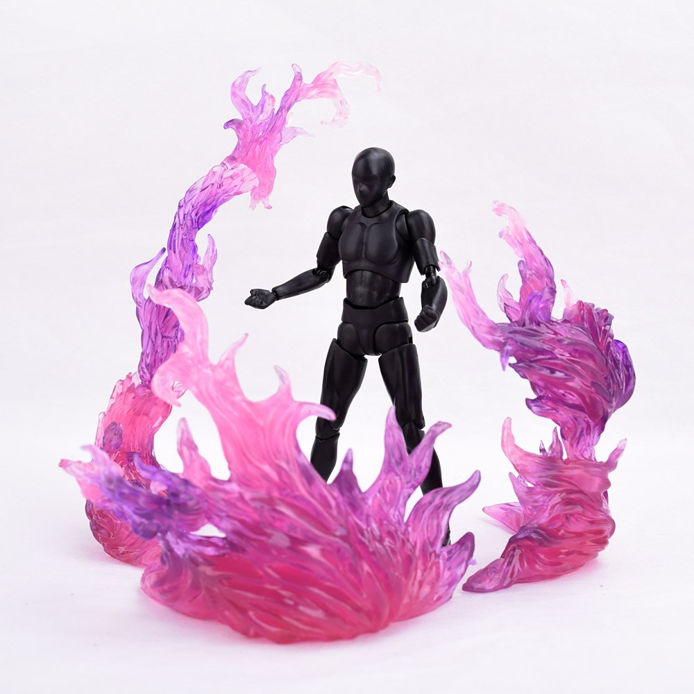 Tamashii Effect Efecto Poder Aura Fuego Morado Figuarts Figura