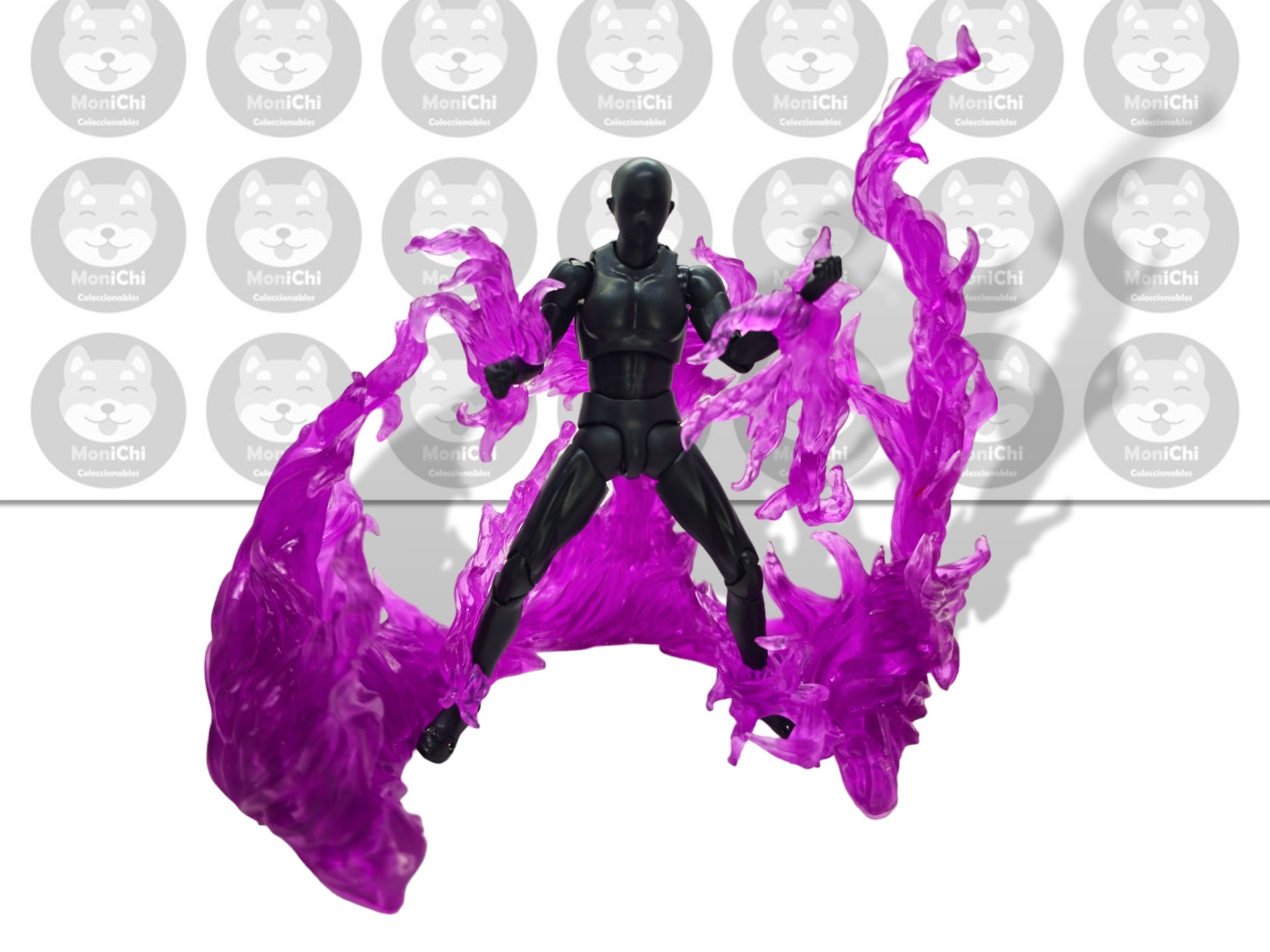 Tamashii Effect Efecto Poder Aura Fuego Morado Figuarts Figura