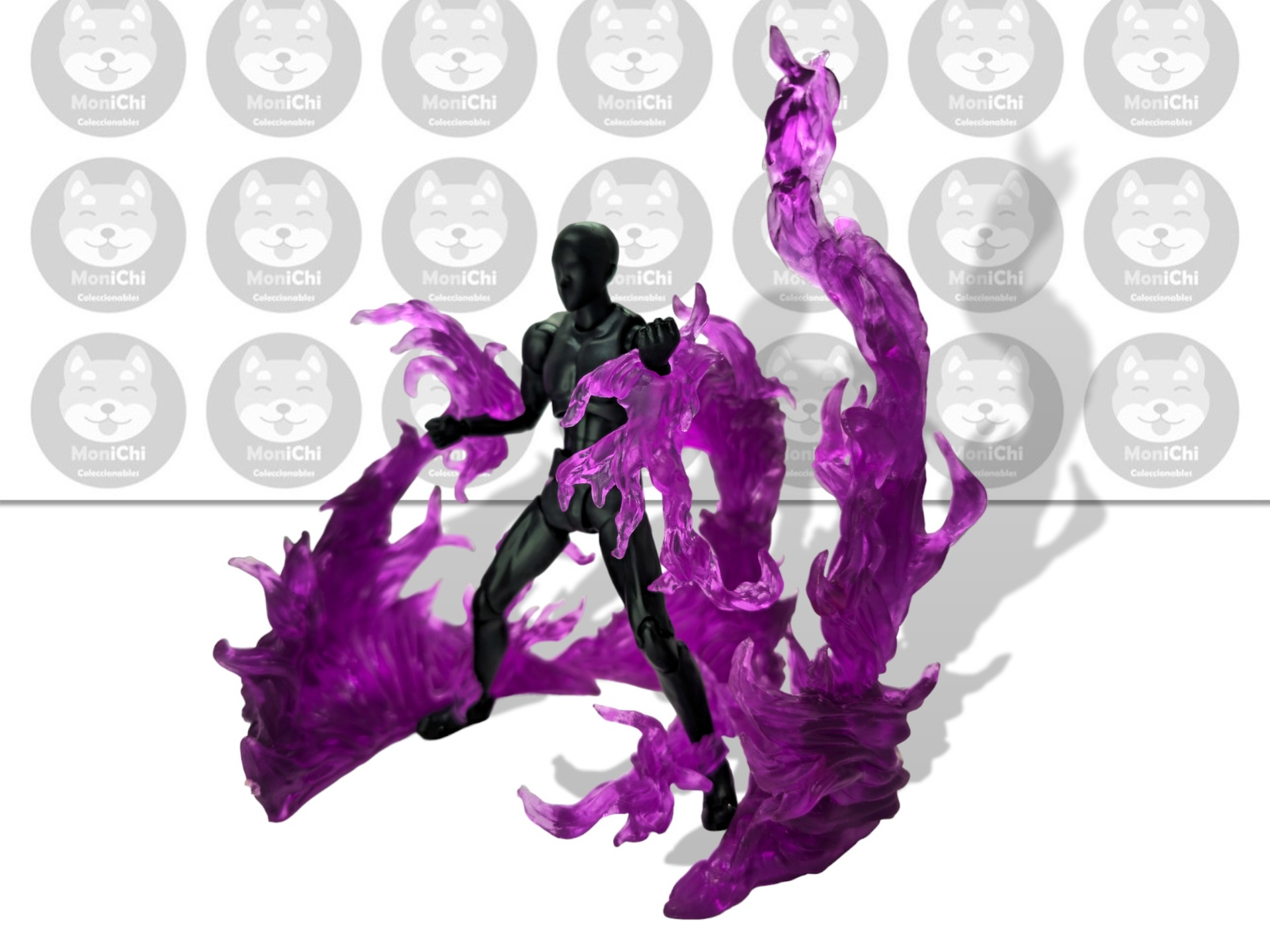 Tamashii Effect Efecto Poder Aura Fuego Morado Figuarts Figura