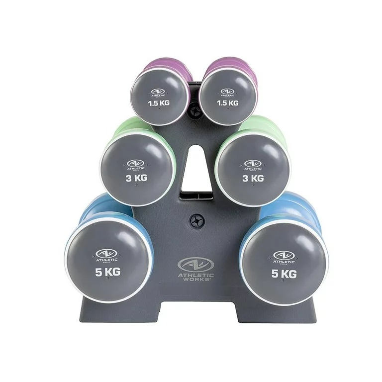 Set de Mancuernas Athletic Works 19KG.