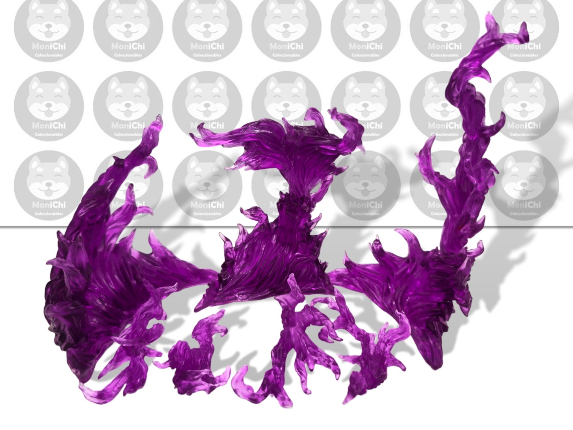 Tamashii Effect Efecto Poder Aura Fuego Morado Figuarts Figura