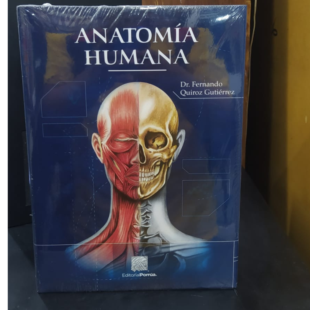 Anatomía Humana Tomo 1-3/ Fernando Quiroz Ed Porrúa Original.